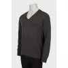 Men's jumper in graphite color