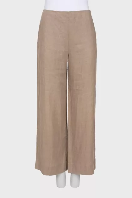 Linen palazzo pants