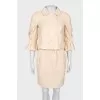 Texture suit with skirt