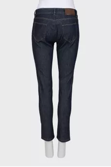 Dark blue jeans