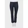 Navy blue straight fit jeans