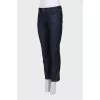 Navy blue straight fit jeans