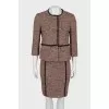 Tweed suit with skirt