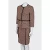 Tweed suit with skirt