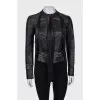 Black fringe jacket