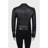 Black fringe jacket