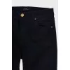 Dark blue ripped effect jeans