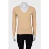 Knitted wool sweater