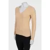 Knitted wool sweater