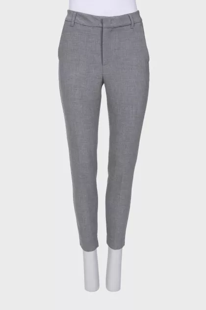 Gray dress pants
