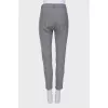 Gray dress pants
