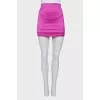 Pink skirt-shorts