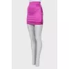 Pink skirt-shorts