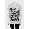 Light gray t-shirt with rhinestones