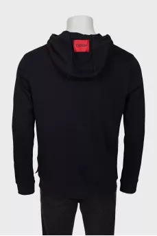 Men's black hoodie