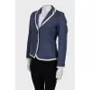 Blue jacket with buttons
