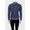 Blue jacket with buttons