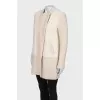 Beige zip coat