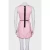 Pink dress with belt
