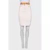 Combination straight skirt