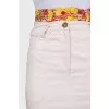 Combination straight skirt