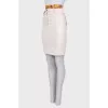 Combination straight skirt