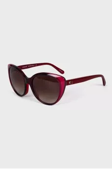 Burgundy sunglasses