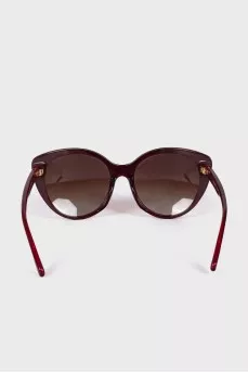 Burgundy sunglasses