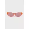 Orange translucent sunglasses