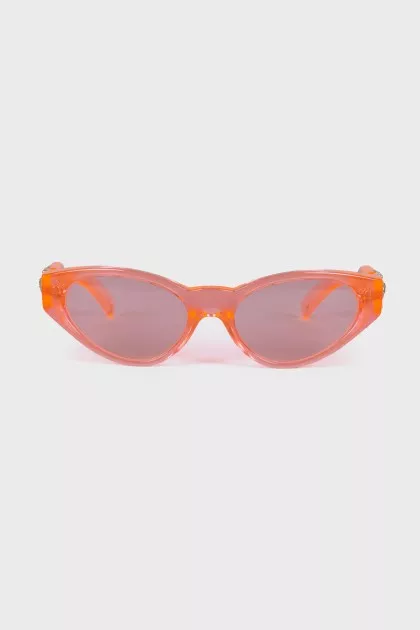 Orange translucent sunglasses