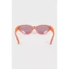 Orange translucent sunglasses