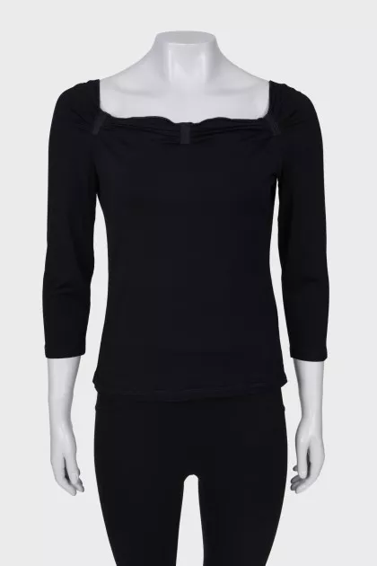 Jacket with short sleeves