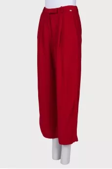 Red culottes