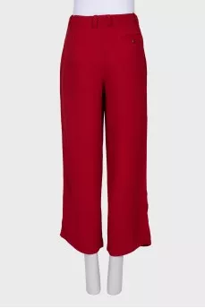 Red culottes