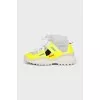 Sneakers with translucent textiles