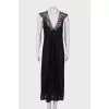 Black maxi dress with tag