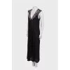 Black maxi dress with tag
