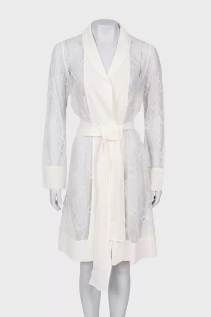 Lace cardigan with tag