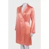 Wrap silk dress with tag