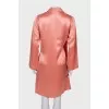 Wrap silk dress with tag