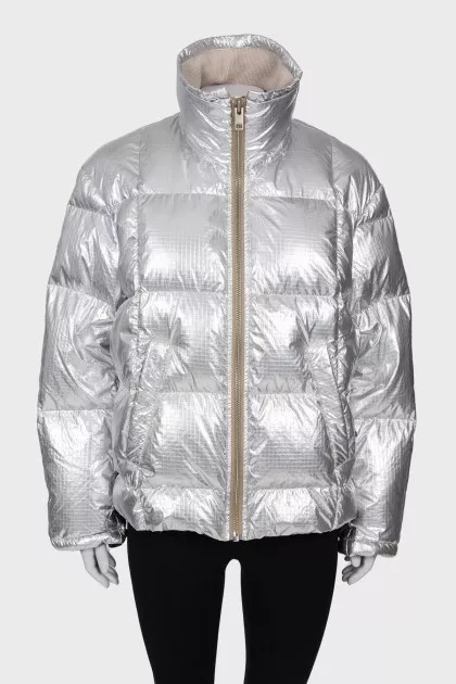 Silver-coloured jacket