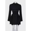 Drawstring fitted dress