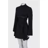 Drawstring fitted dress