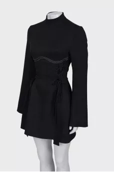 Drawstring fitted dress