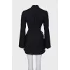 Drawstring fitted dress