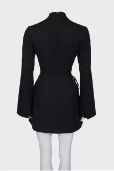 Drawstring fitted dress
