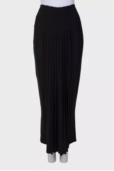 Trousers-skirt with tag