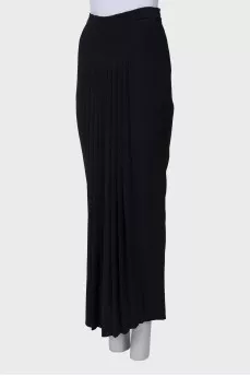 Trousers-skirt with tag