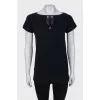 Navy blue T-shirt