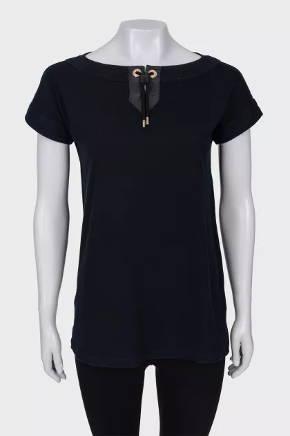 Navy blue T-shirt